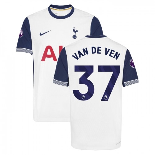 Fotbollskläder Tottenham Hotspur Van De Ven 37 Hemmatröja 2024-25 - Kortärmad Fotbollskläder Tottenham Hotspur Van De Ven 37 Hemmatröja 2024-25 - Kortärmad